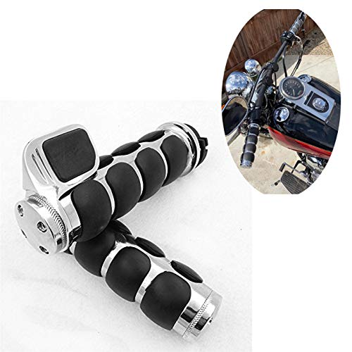 Amazon.com: HTT Chrome Rubber Hand Grips 1